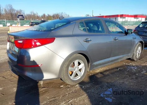2015 Kia Optima Lx из США, поврежденный, VIN 5XXGM4A71FG491546